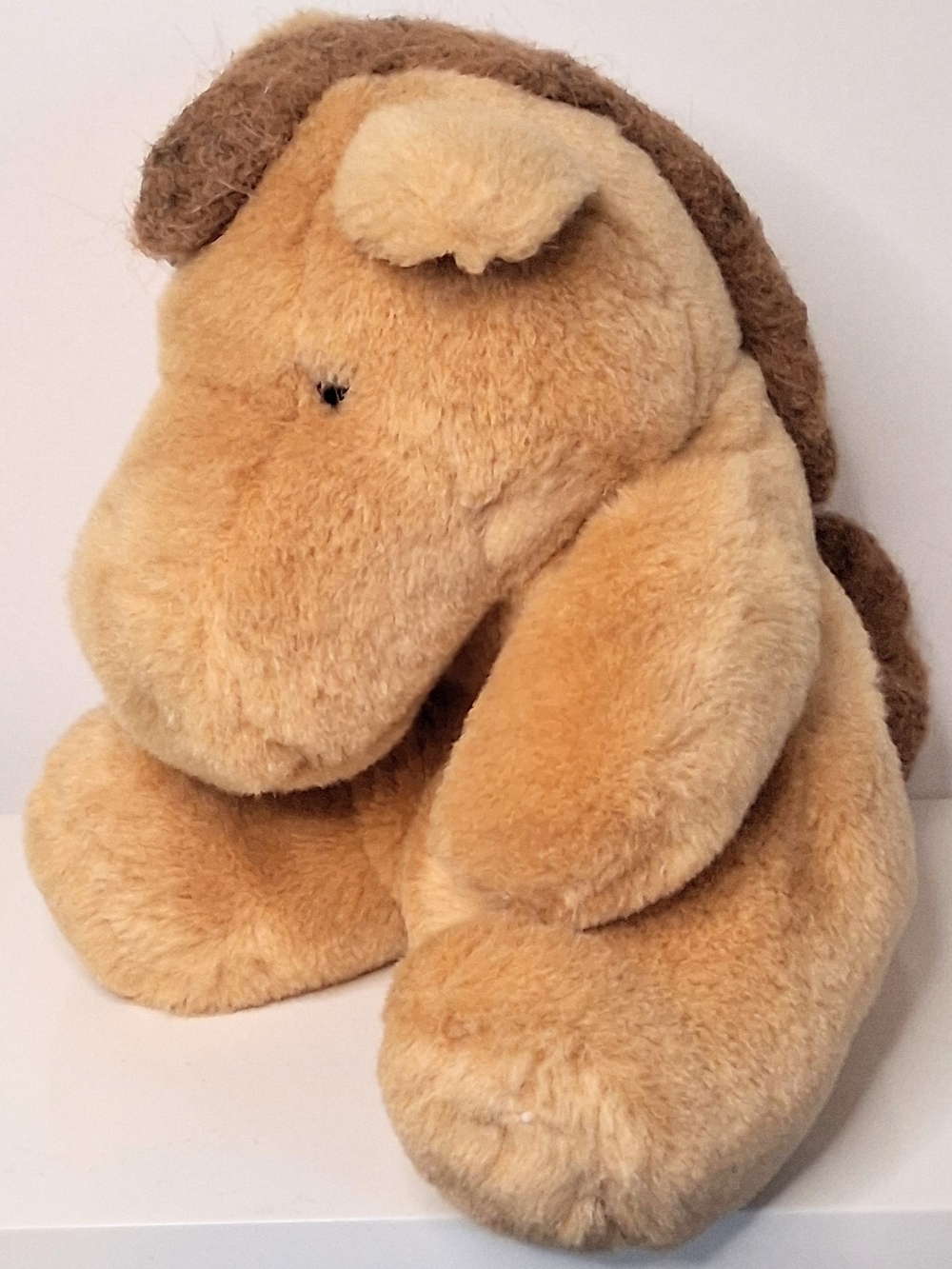 Plush Brown Horse Stuffed Toy - Soft Comfort Companion